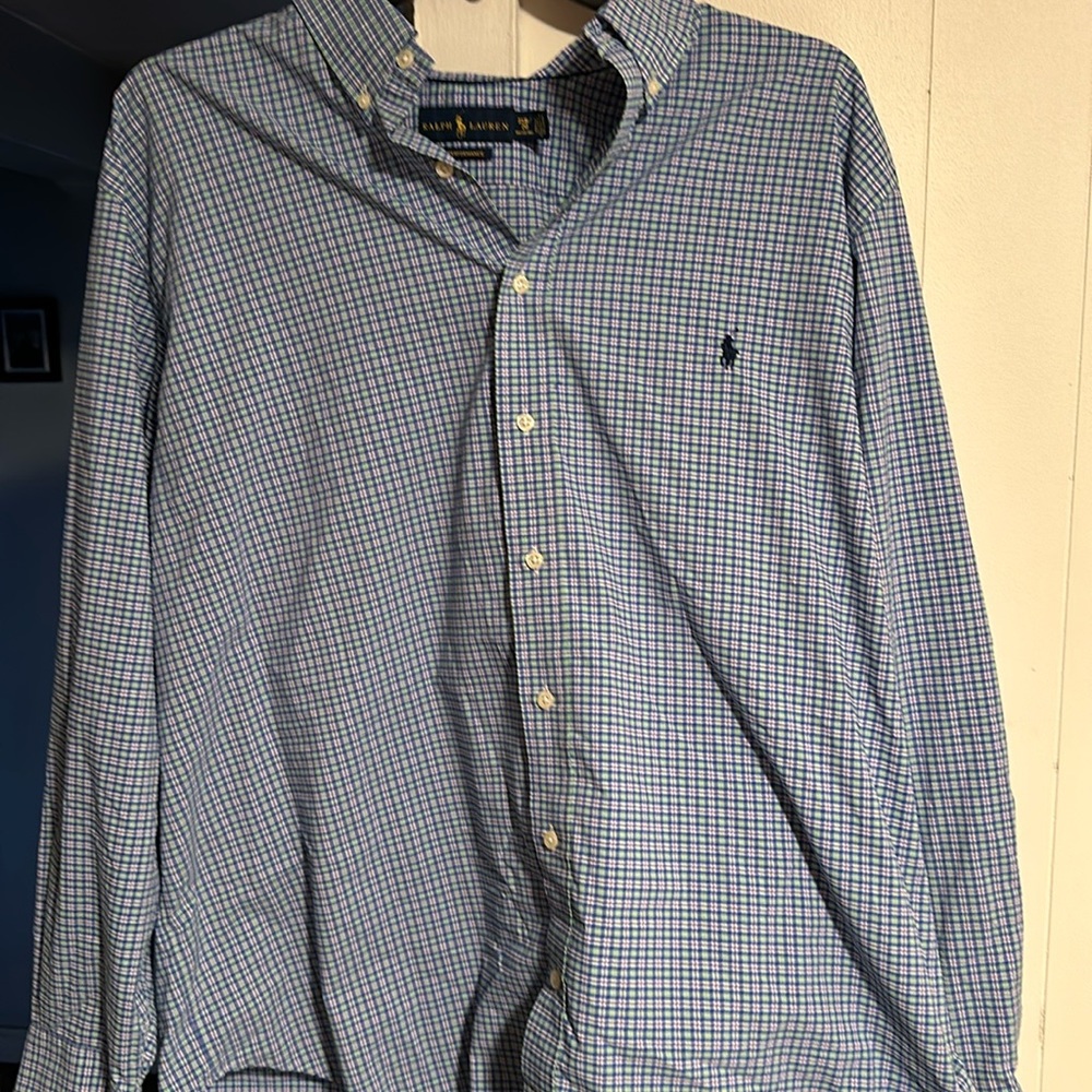 Ralph Lauren Polo performance button up. Size 2xb